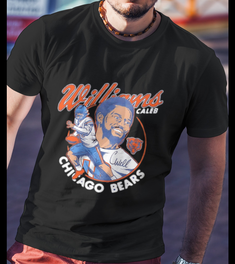 Williams Caleb Chicago Bears Football Player Bears T-Shirt