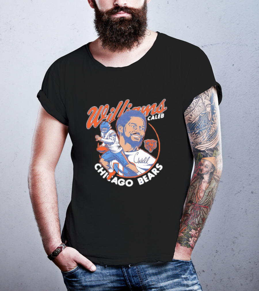 Williams Caleb Chicago Bears Football Player Bears T-Shirt