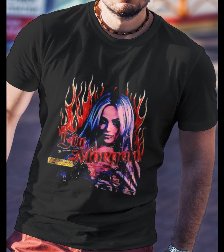 Liv Morgan WWE SummerSlam Minnesota Flames Wrestling T-Shirt