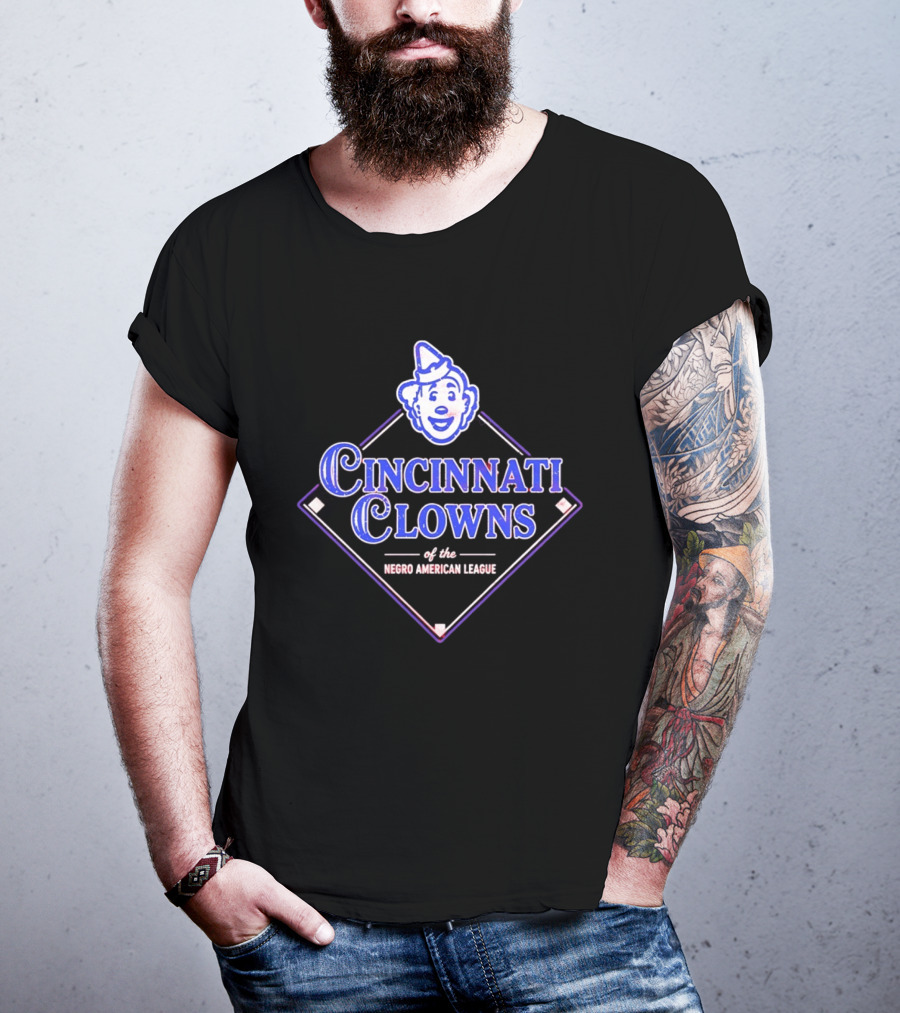 Cincinnati Clowns Negro American League Baseball Team T-Shirt