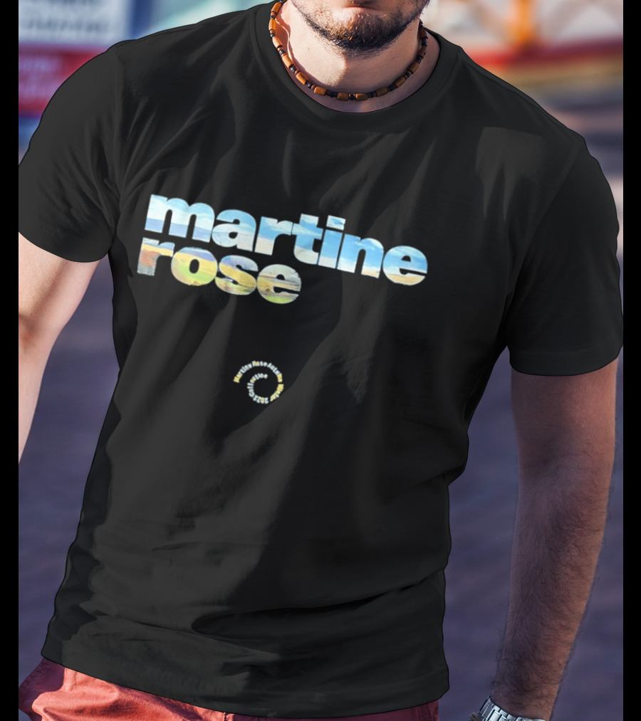 Martine Rose Autumn Winter 2021 Collection Sky Landscape Spiral T-Shirt