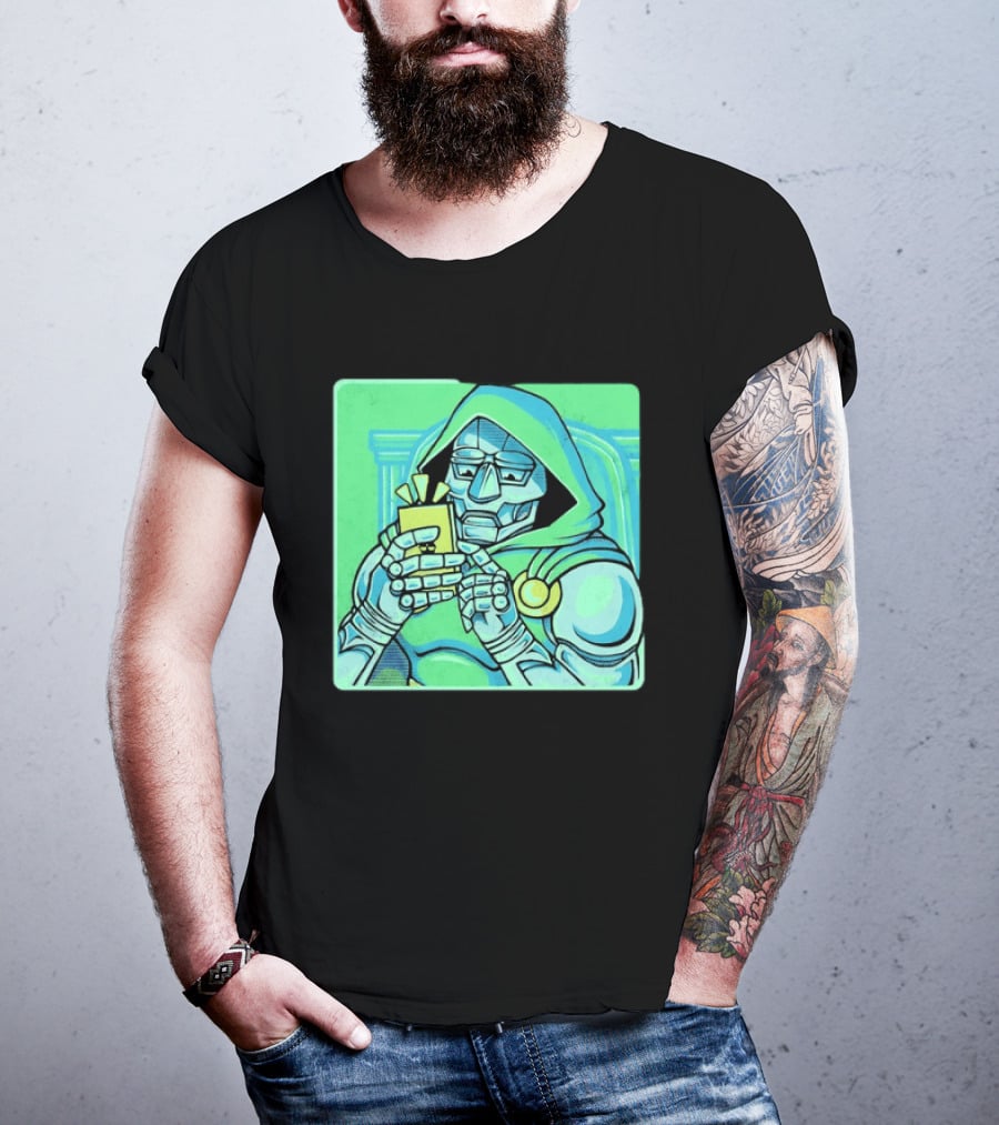 Doctor Doom Marvel Villain Doom Scroll Of Doom T-Shirt