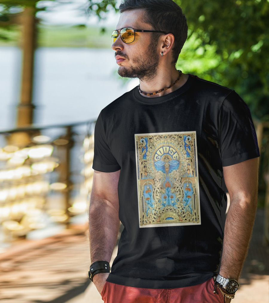 Goose September 27th 2025 PNC Music Pavilion Charlotte NC Tour Art Deco T-Shirt