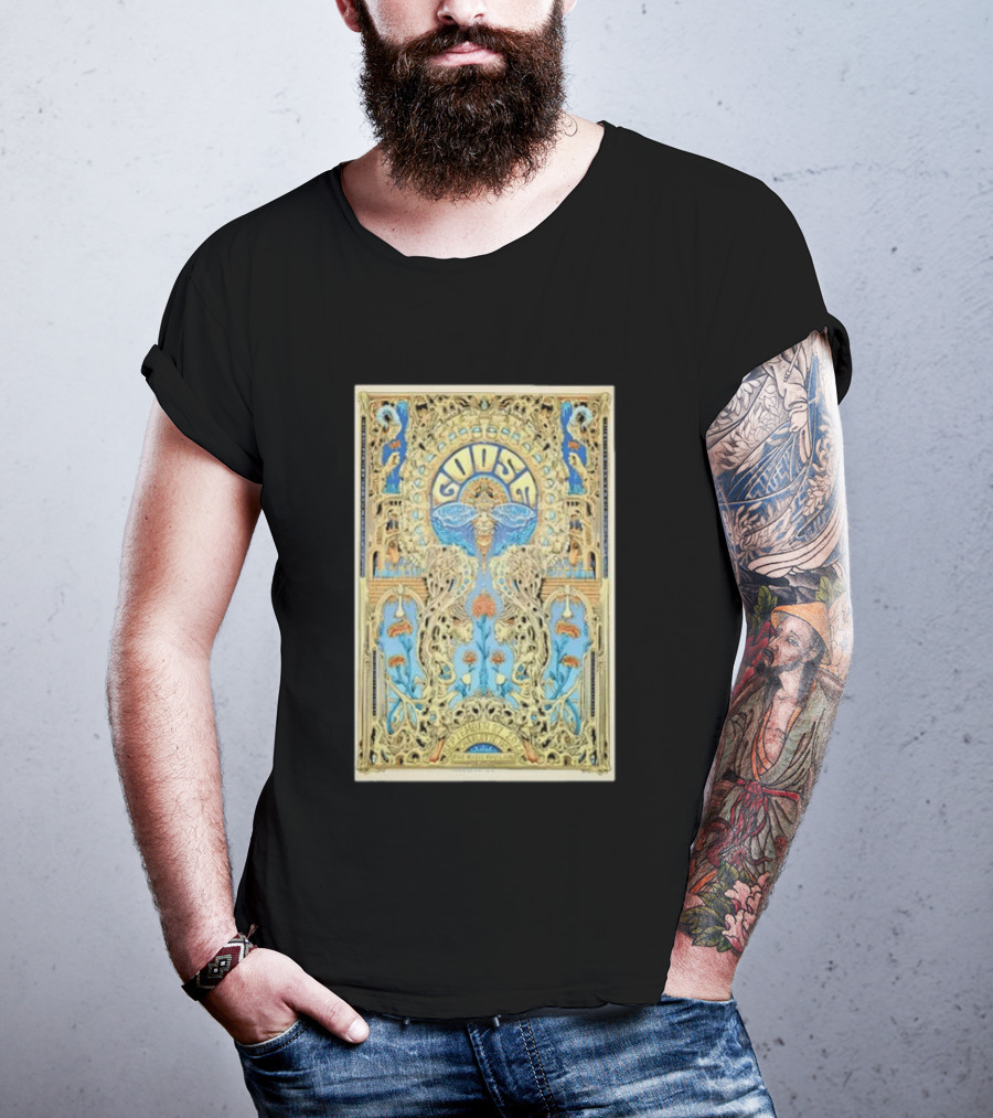 Goose September 27th 2025 PNC Music Pavilion Charlotte NC Tour Art Deco T-Shirt