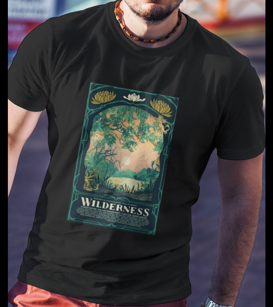 Wilderness Festival Aug 02 2026 Cornbury Park Oxfordshire Scissor Sisters The Last Dinner Party Carl Cox Annie Lennox T-Shirt