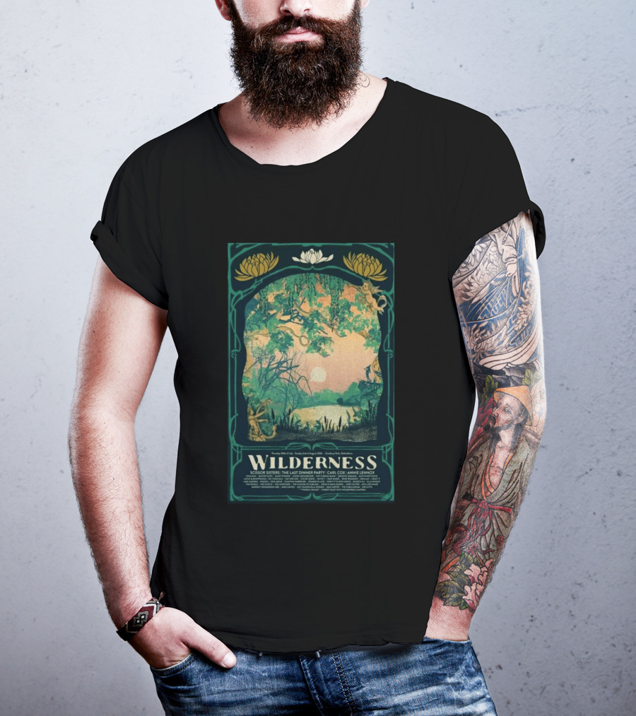 Wilderness Festival Aug 02 2026 Cornbury Park Oxfordshire Scissor Sisters The Last Dinner Party Carl Cox Annie Lennox T-Shirt