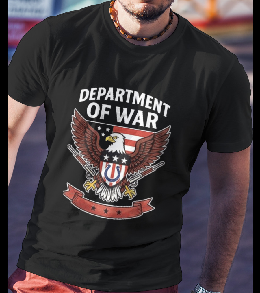 Department Of War Eagle Indianapolis Colts Stars And Stripes T-Shirt