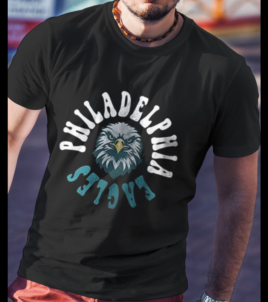 Philadelphia Eagles Yesterday Today Tomorrow Forever No Matter What Diamond Heart T-Shirt