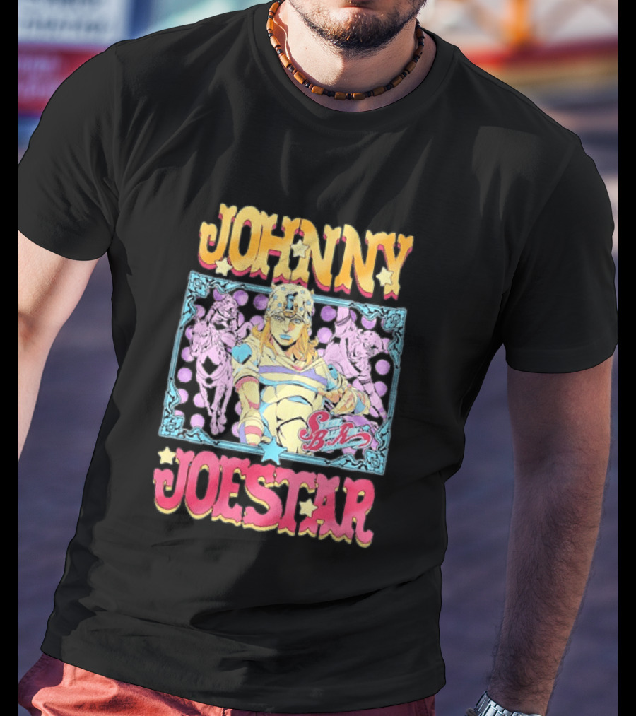 Johnny Joestar Steel Ball Run JoJo's Bizarre Adventure SBR Anime T-Shirt