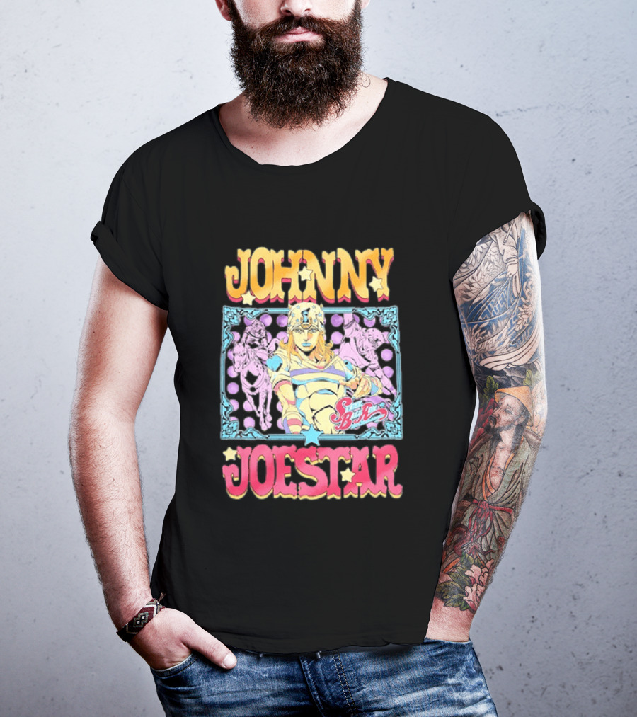 Johnny Joestar Steel Ball Run JoJo's Bizarre Adventure SBR Anime T-Shirt