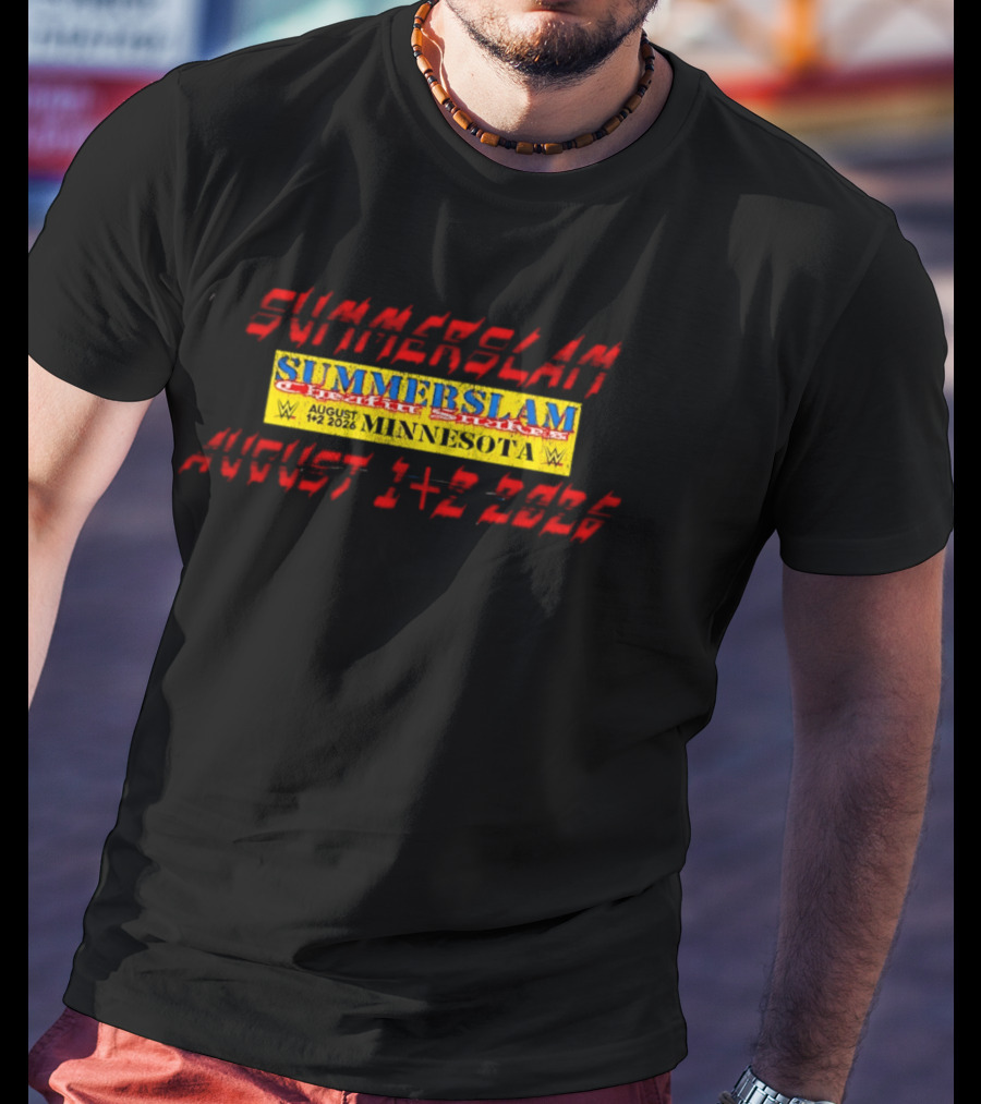 WWE SummerSlam Cattle Stakes Minnesota August 1 2 2026 T-Shirt