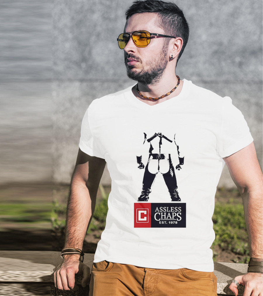 Assless Chaps Est 1978 Western Wear Biker Fashion T-Shirt
