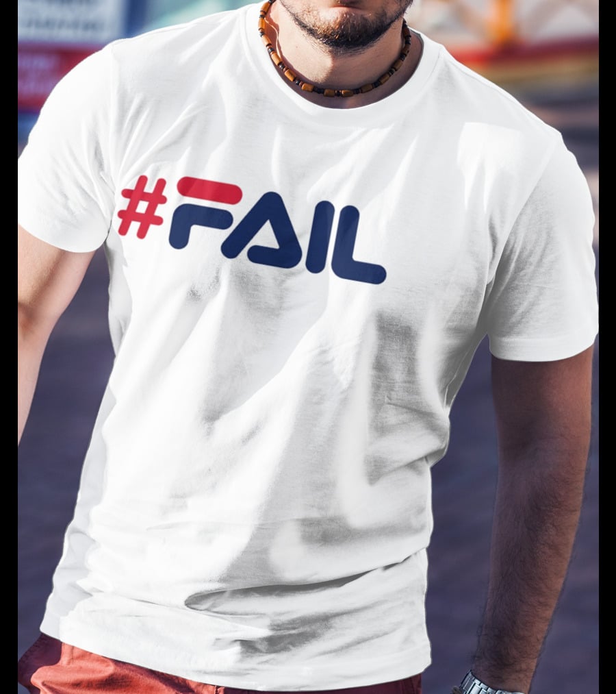 #FAIL Hashtag Bold Modern T-Shirt