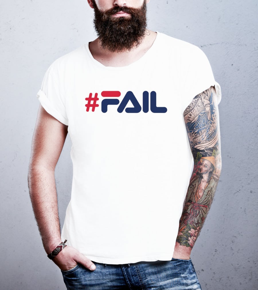 #FAIL Hashtag Bold Modern T-Shirt