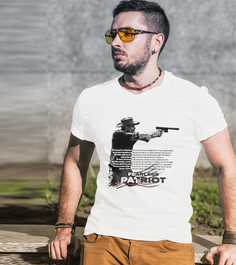 Jordan Salinas Fearless Patriot Hero T-Shirt