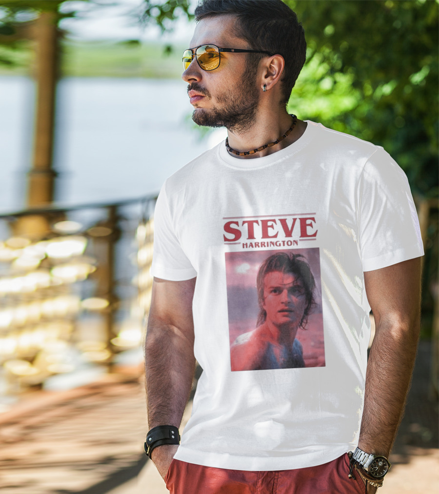 Steve Harrington Vintage Aesthetic Stranger Things Joe Keery T-Shirt