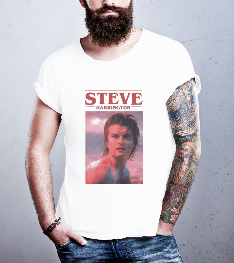 Steve Harrington Vintage Aesthetic Stranger Things Joe Keery T-Shirt