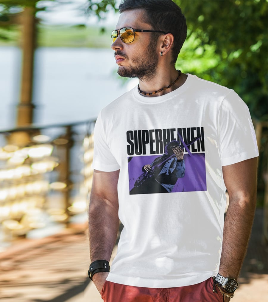 Superheaven Guitarist Performance Alternative Rock Purple Aesthetic T-Shirt