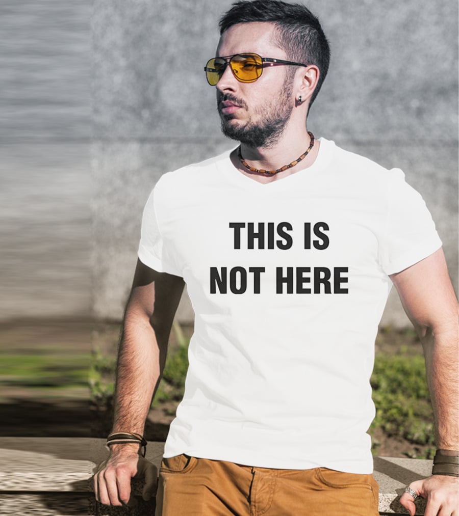 This Is Not Here Yoko Ono Conceptual T-Shirt