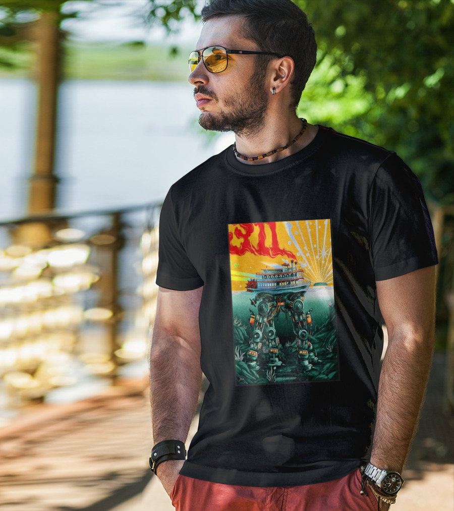 311 Kansas City MO 2026 Steamboat Robot T-Shirt