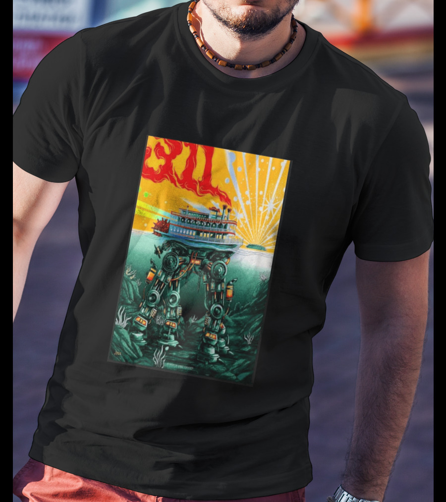 311 Kansas City MO 2026 Steamboat Robot T-Shirt