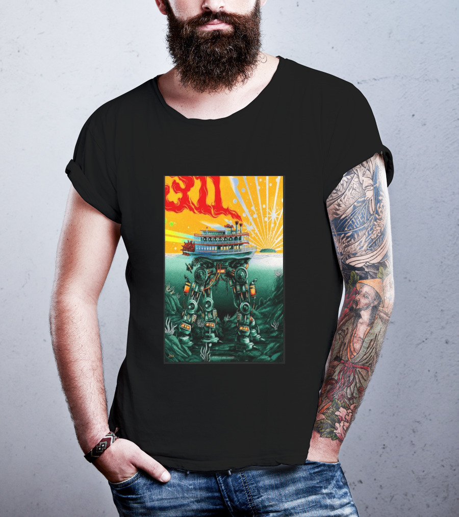 311 Kansas City MO 2026 Steamboat Robot T-Shirt