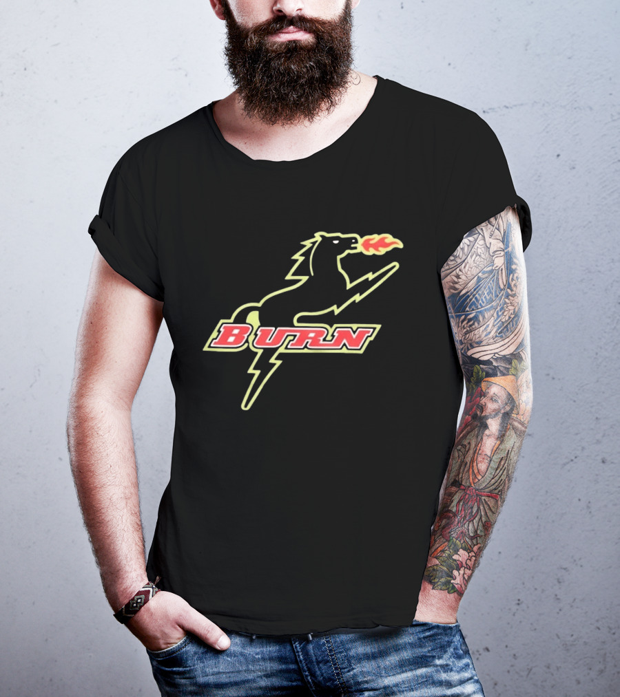 Burn Fire Breathing Horse Team T-Shirt