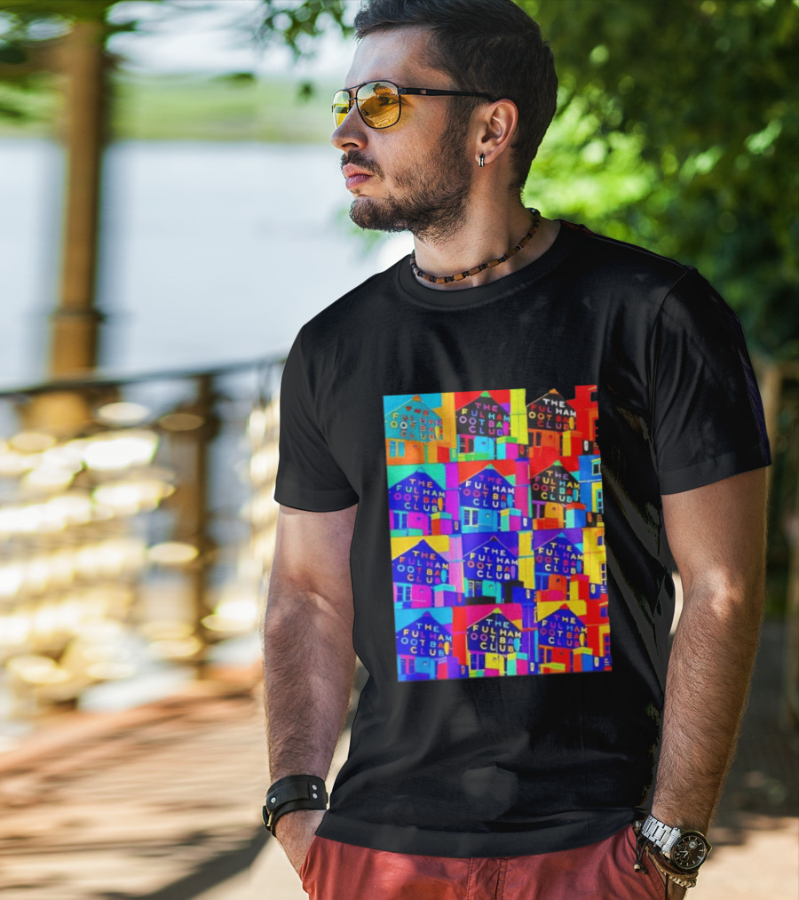 The Fulham Football Club Pop Art Craven Cottage T-Shirt