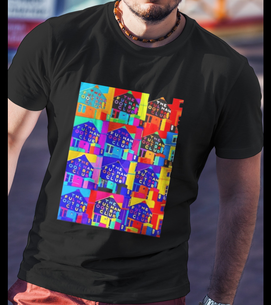 The Fulham Football Club Pop Art Craven Cottage T-Shirt