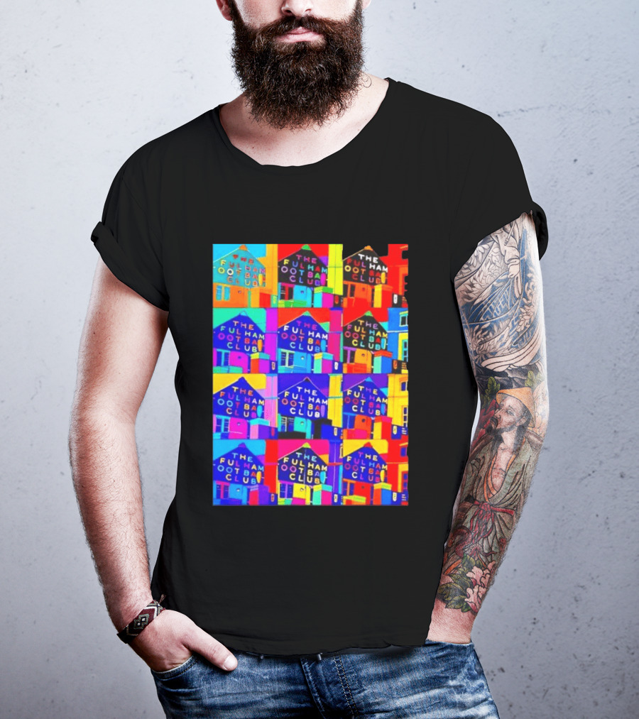 The Fulham Football Club Pop Art Craven Cottage T-Shirt