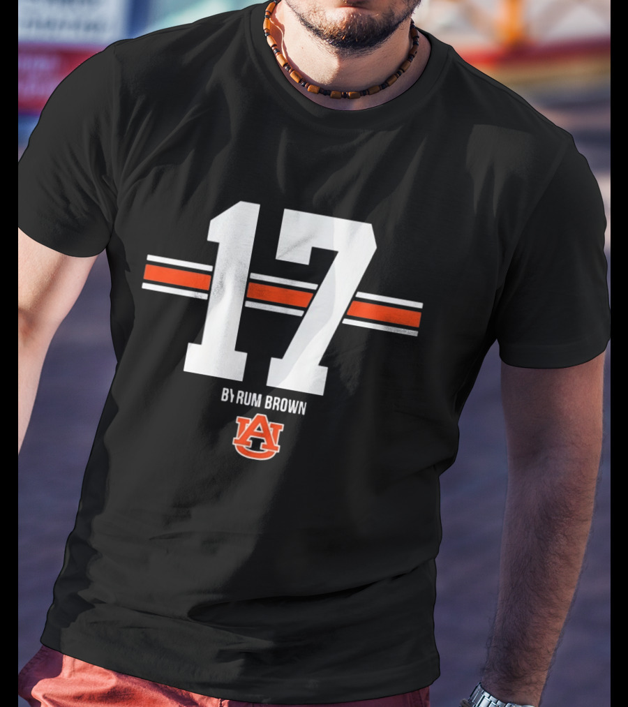 Byrum Brown Auburn Tigers 17 College Football Jersey Auburn University T-Shirt