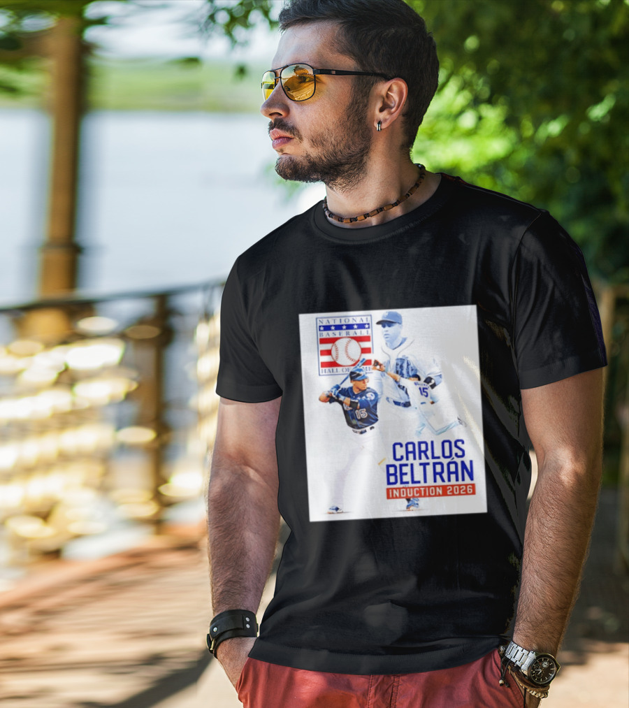 Carlos Beltran National Baseball Hall Of Fame Induction 2026 T-Shirt