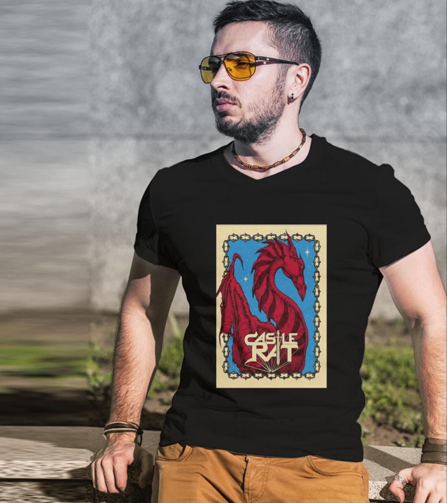 Castle Rat Red Dragon Marienthal Germany Aug 14 2026 T-Shirt