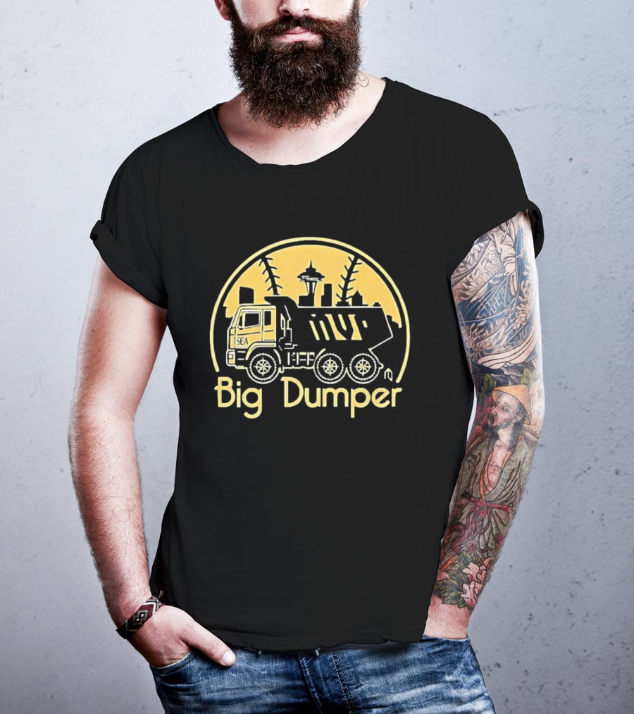 Big Dumper Cal Raleigh Seattle Skyline Truck Mvp T-Shirt