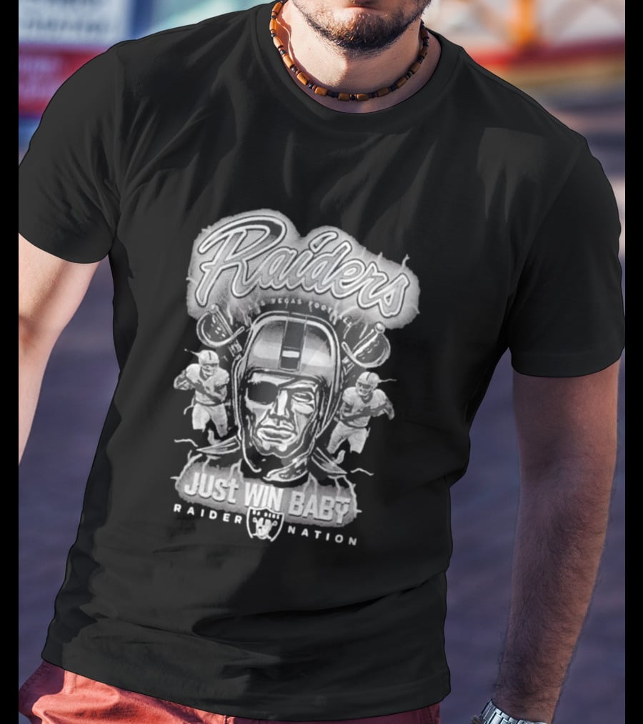 Raider Nation Las Vegas Football Just Win Baby T-Shirt