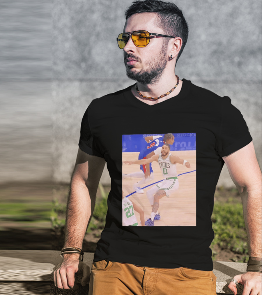 Jayson Tatum Celtics Basketball Vs Thompson And Walsh NBA T-Shirt