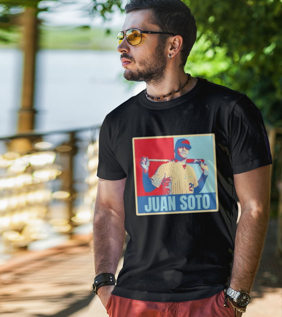 Juan Soto Mets Red Blue T-Shirt