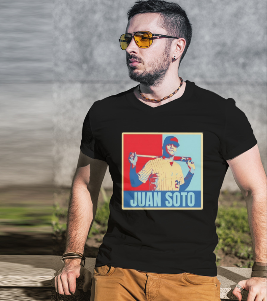 Juan Soto Mets Red Blue T-Shirt