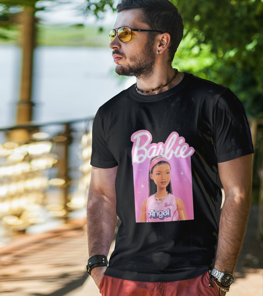 Barbie Angel Basketball Doll T-Shirt