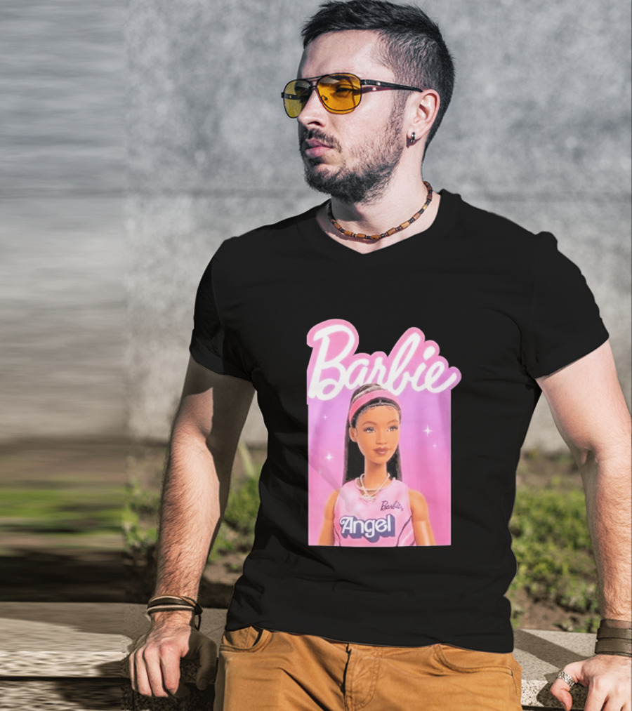 Barbie Angel Basketball Doll T-Shirt