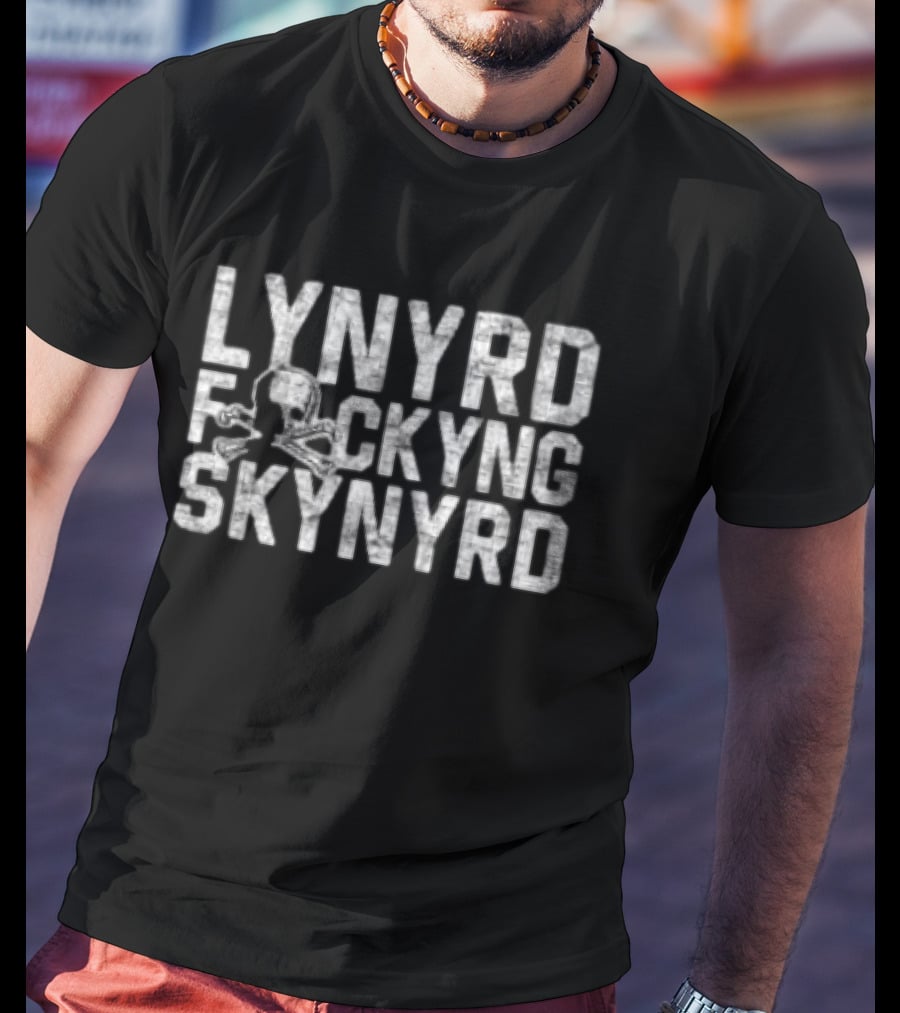 Lynyrd F*cking Skynyrd Lfs Black Football T-Shirt