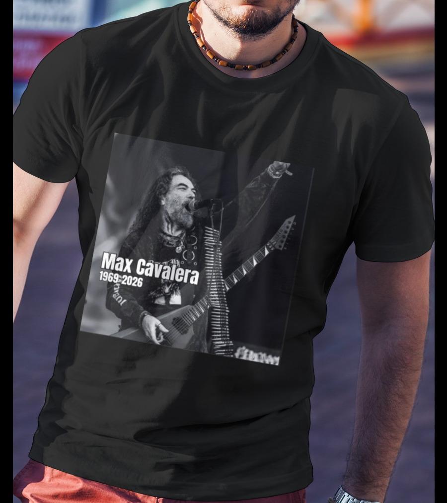 Max Cavalera 1969 2026 Heavy Metal Icon Performance T-Shirt