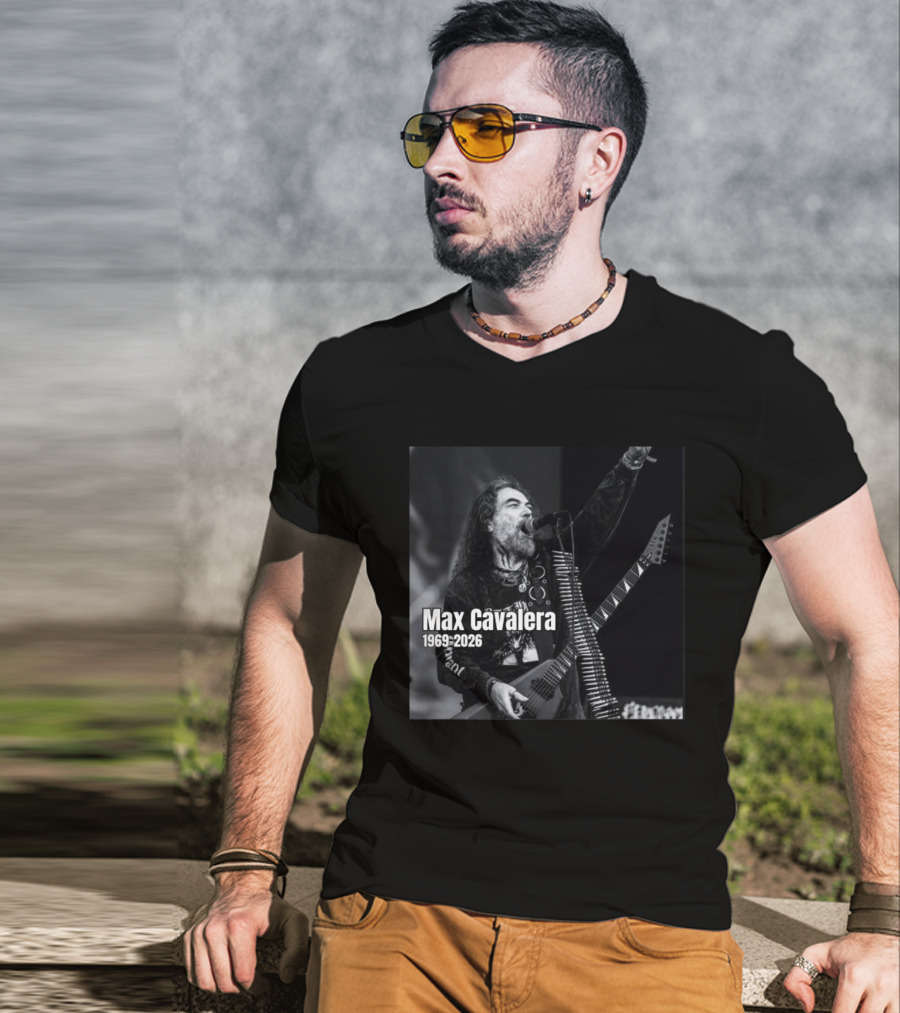 Max Cavalera 1969 2026 Heavy Metal Icon Performance T-Shirt