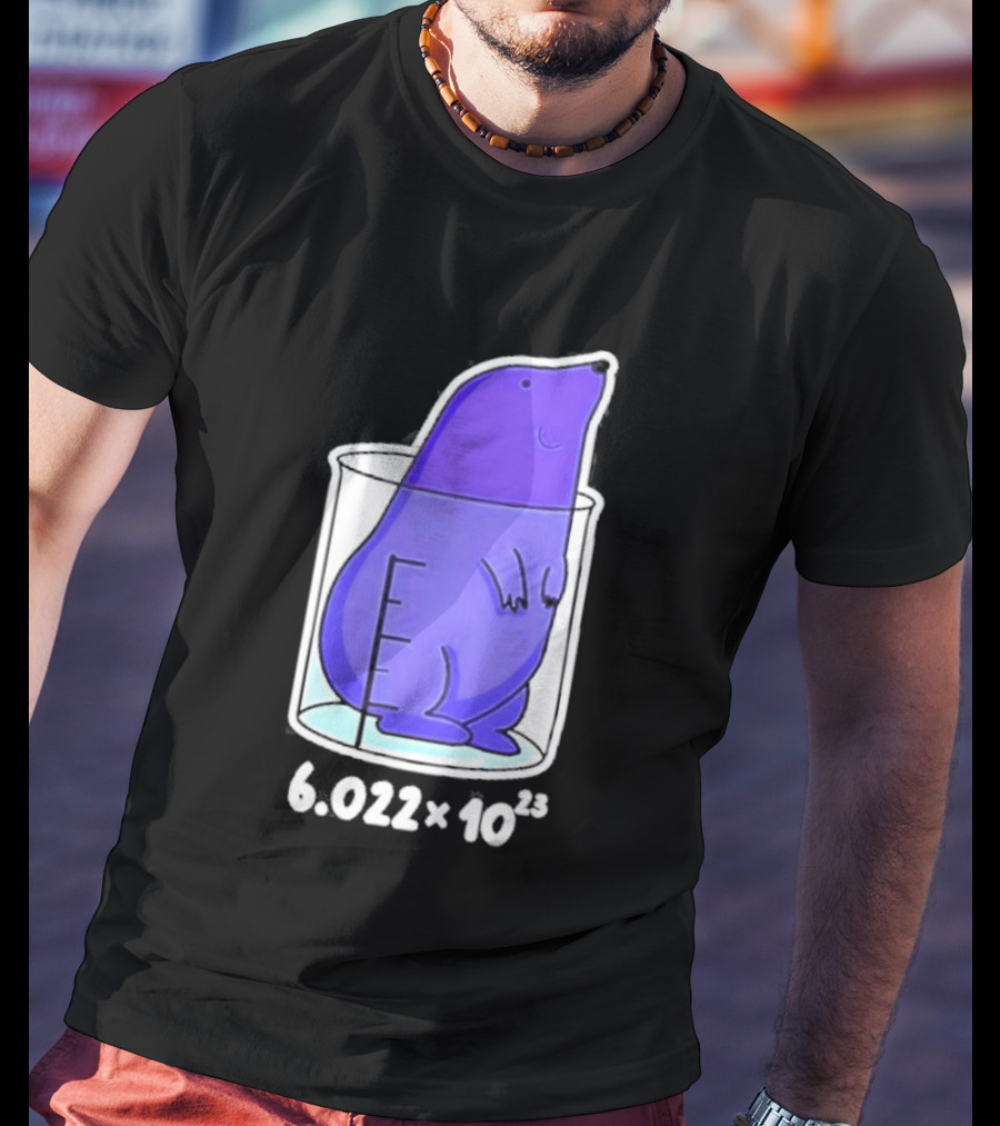 Mole 6.022 X 10²³ Avogadro Chemistry Beaker T-Shirt