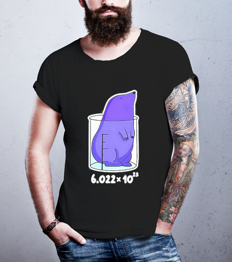 Mole 6.022 X 10²³ Avogadro Chemistry Beaker T-Shirt