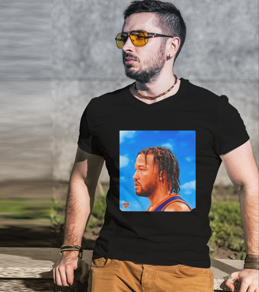 New York Knicks Jalen Brunson Nothing Was The Same Clouds Braids T-Shirt