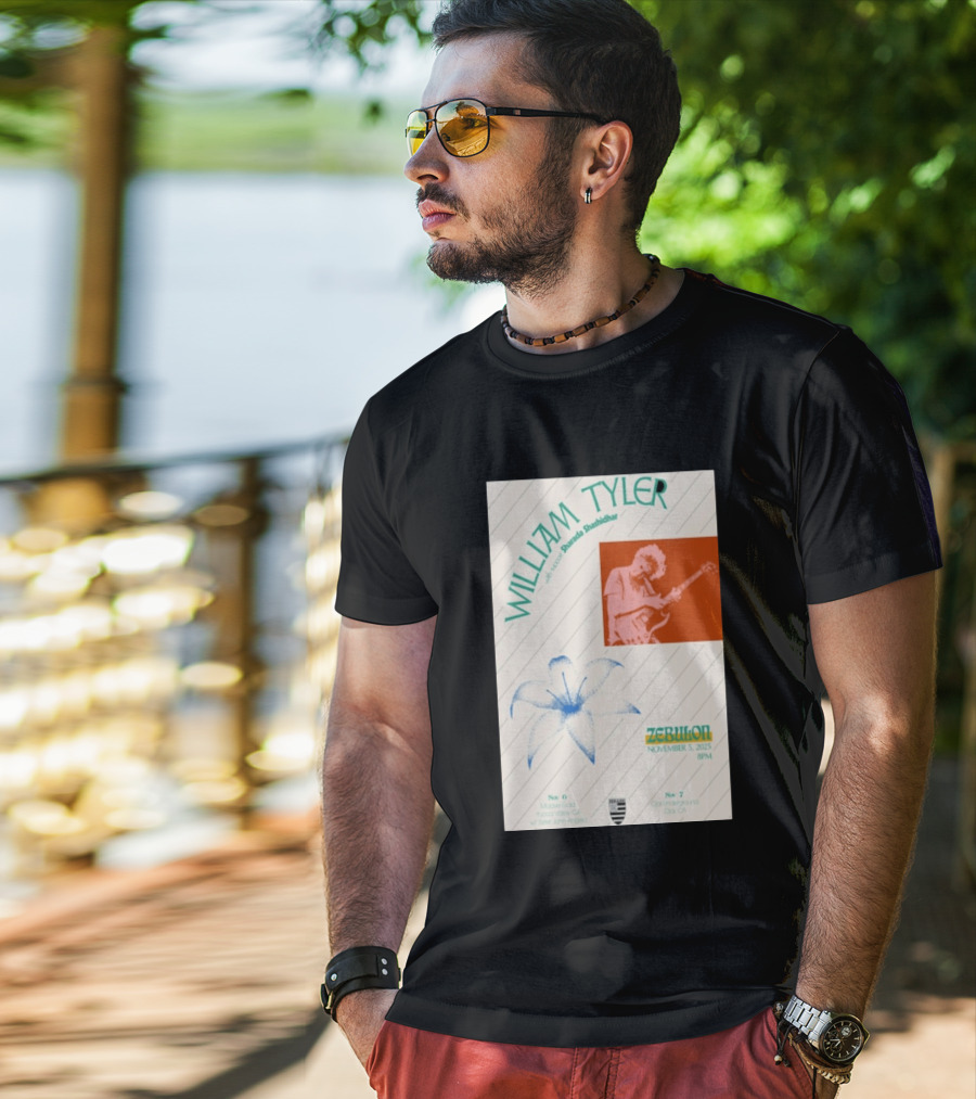 William Tyler Shazhad Shashidhar Zebulon California Concert November 5 6 7 2025 Mohave Gold Ojai Underground T-Shirt