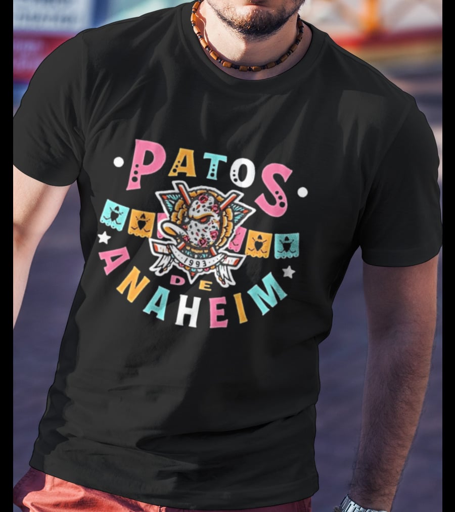 Patos De Anaheim 1993 Hockey T-Shirt