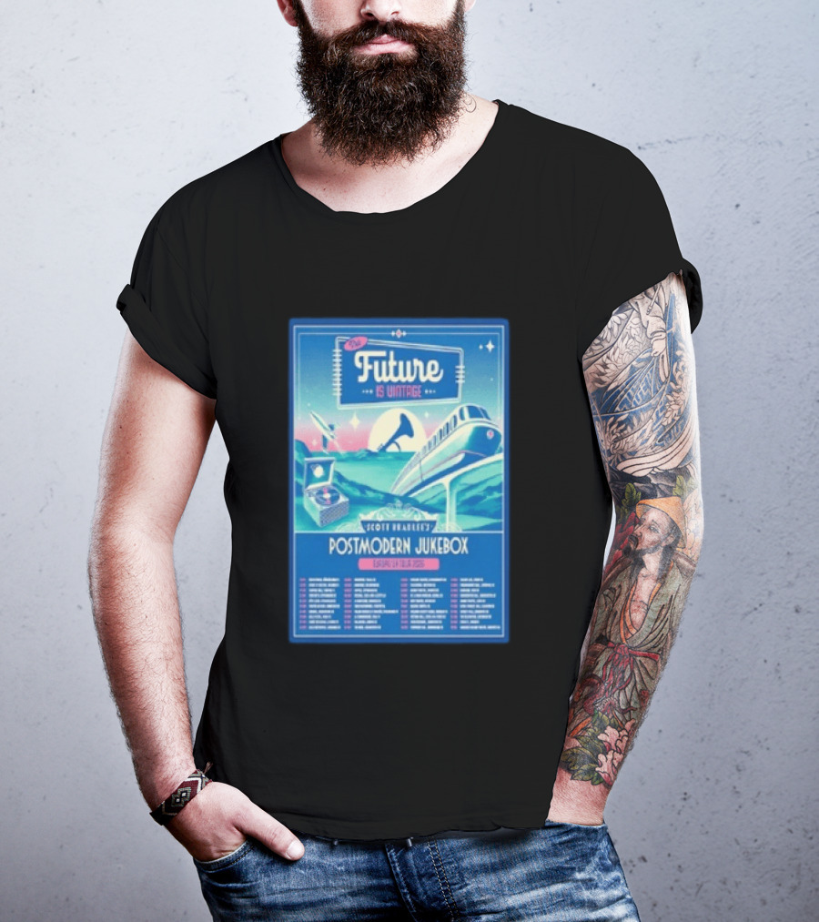 Future Is Vintage Scott Bradlee's Postmodern Jukebox Europe UK Tour 2026 T-Shirt