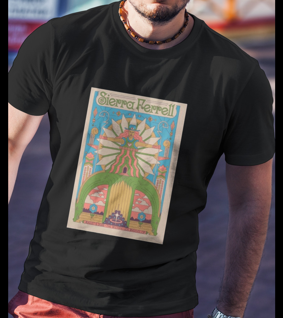 Sierra Ferrell August 5 2026 The Wiltern Los Angeles CA Psychedelic T-Shirt